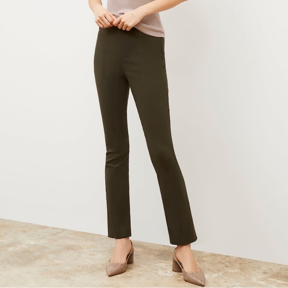 MM Lafleur The Foster Cigarette Pant - PowerStretch Olive Green Pants Og $259 - Picture 3 of 8